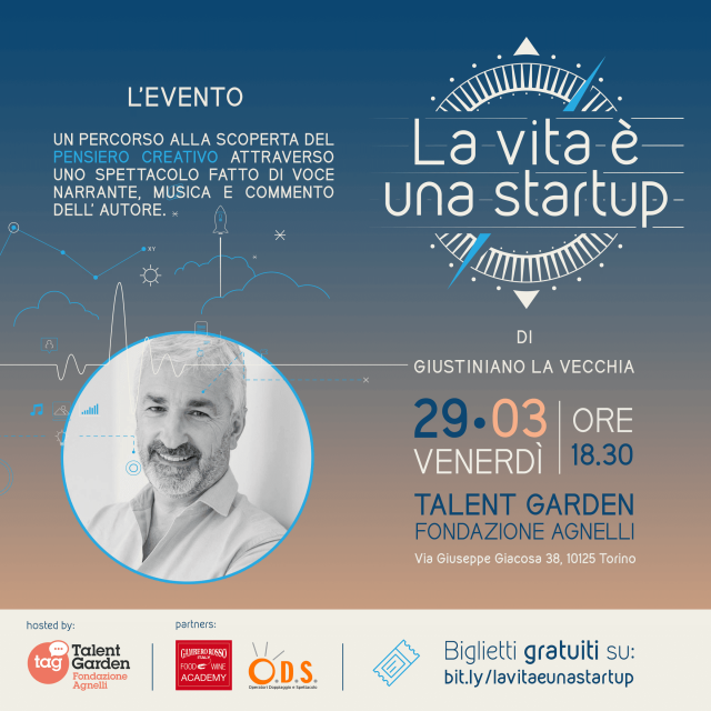 invito evento La vita è una startup